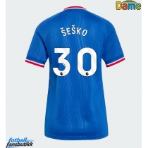Manchester United Benjamin Sesko #30 Bortedrakt Dame 2026-27 Kortermet